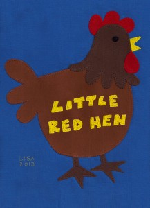 LittleRedHenTitleApplique